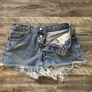 High Waisted Vintage Levi’s Jean Shorts